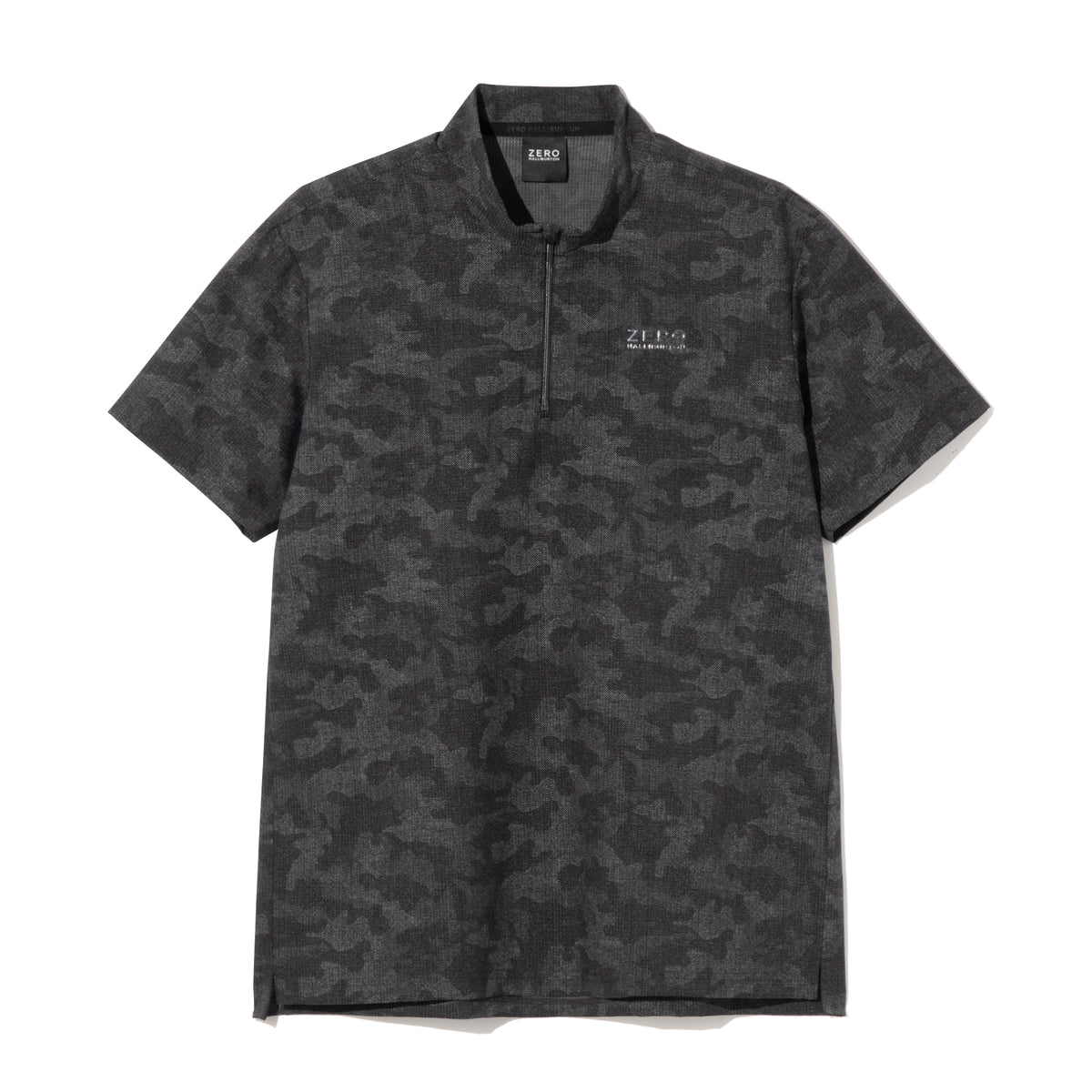 ZHG-M6S6b | COOL DOTS® Camo Printed Half-Zip Mockneck 85192