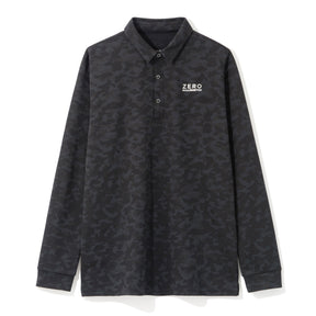 ZHG-A25a | Jacquard Camo Long Sleeve Shirt 82732