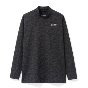 ZHG-A25b | Jacquard Camo Long Sleeve Mockneck 82733