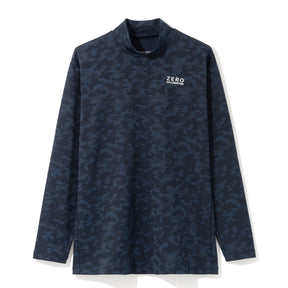 ZHG-A25b | Jacquard Camo Long Sleeve Mockneck 82733