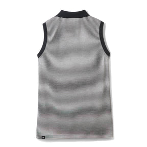 ZHG-W4S4b | Melange Border Combi Sleeveless Polo Shirts 82836