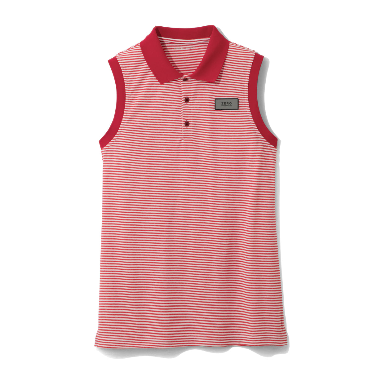 ZHG-W4S4b | Melange Border Combi Sleeveless Polo Shirts 82836