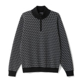 ZHG-M5A4b | Monogram Half-Zip Knit 85114