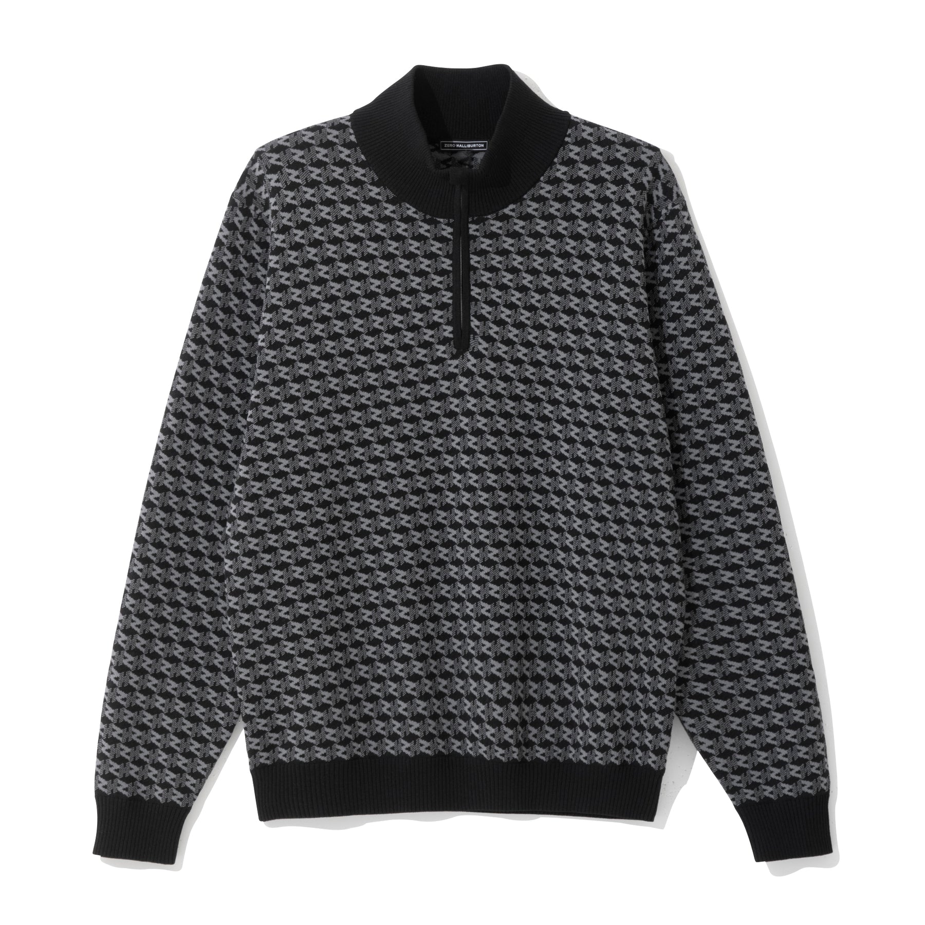 ZHG-M5A4b | Monogram Half-Zip Knit 85114