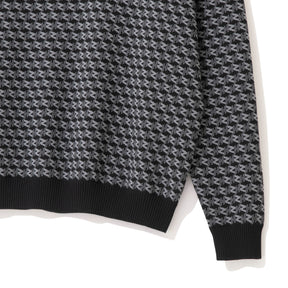 ZHG-M5A4b | Monogram Half-Zip Knit 85114