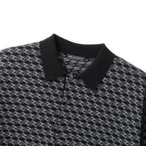 ZHG-M5A4d | Short-Sleeved Monogram Knit Polo 85116