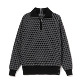 ZHG-W5A4b | Monogram Half-Zip Knit 85137