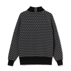 ZHG-W5A4b | Monogram Half-Zip Knit 85137