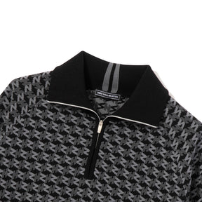 ZHG-W5A4b | Monogram Half-Zip Knit 85137