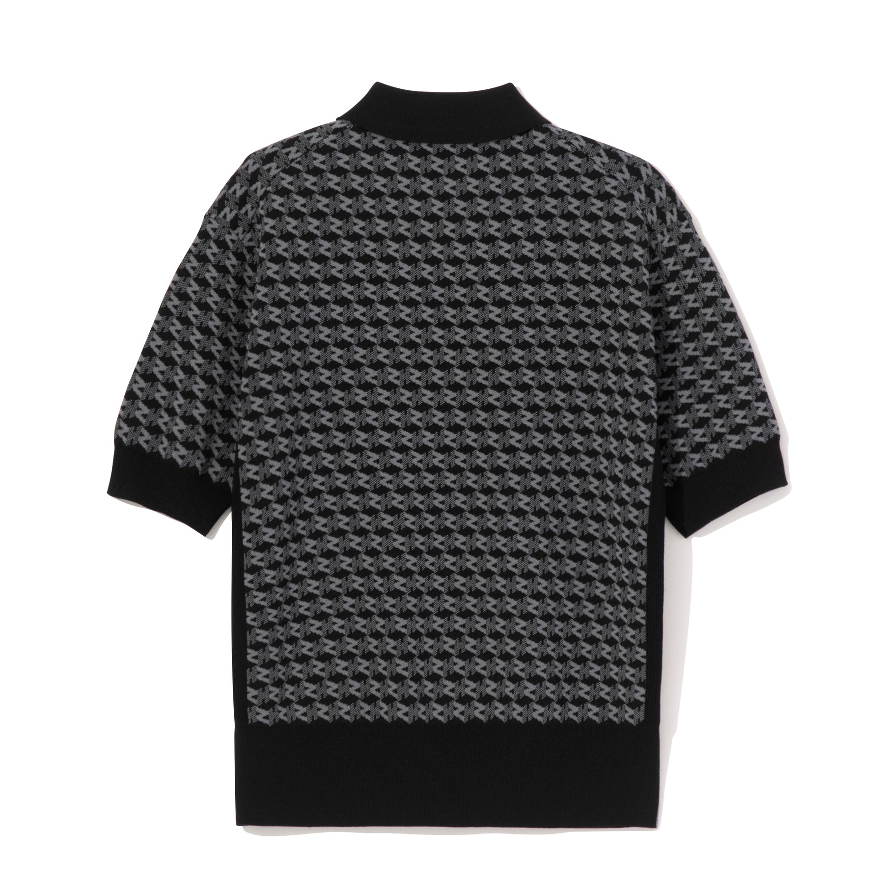 ZHG-W5A4d | Monogram Short-Sleeve Knit Polo 85139