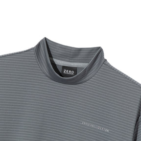 ZHG-M6S5b | Bordered Mockneck Shirt 85190