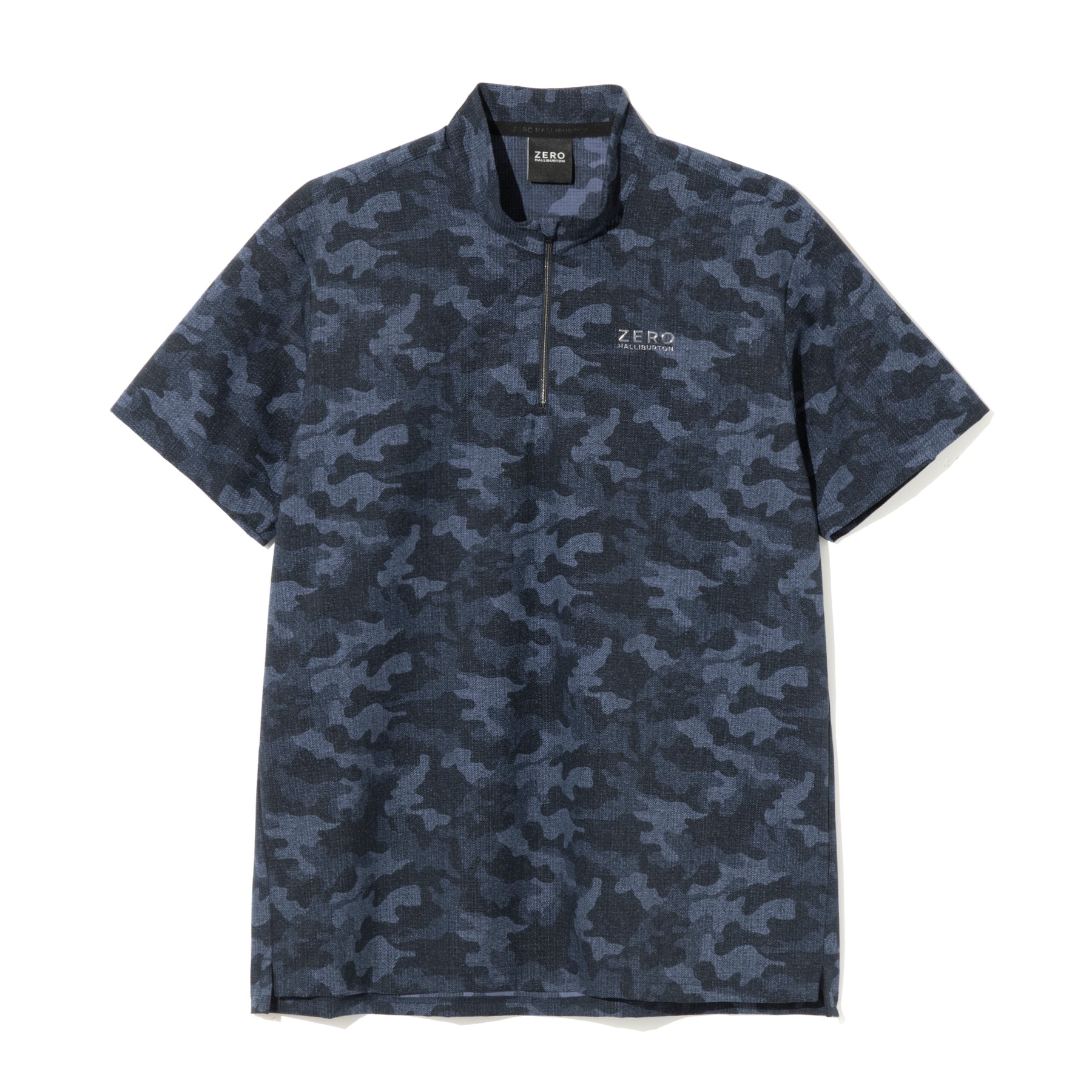 ZHG-M6S6b | COOL DOTS® Camo Printed Half-Zip Mockneck 85192