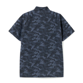 ZHG-M6S6b | COOL DOTS® Camo Printed Half-Zip Mockneck 85192