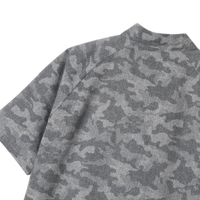 ZHG-M6S6b | COOL DOTS® Camo Printed Half-Zip Mockneck 85192