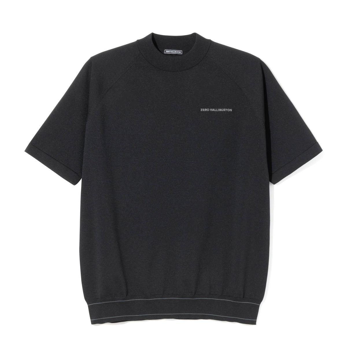 ZHG-M6S9b | Metal Logo Knit Mockneck 85196