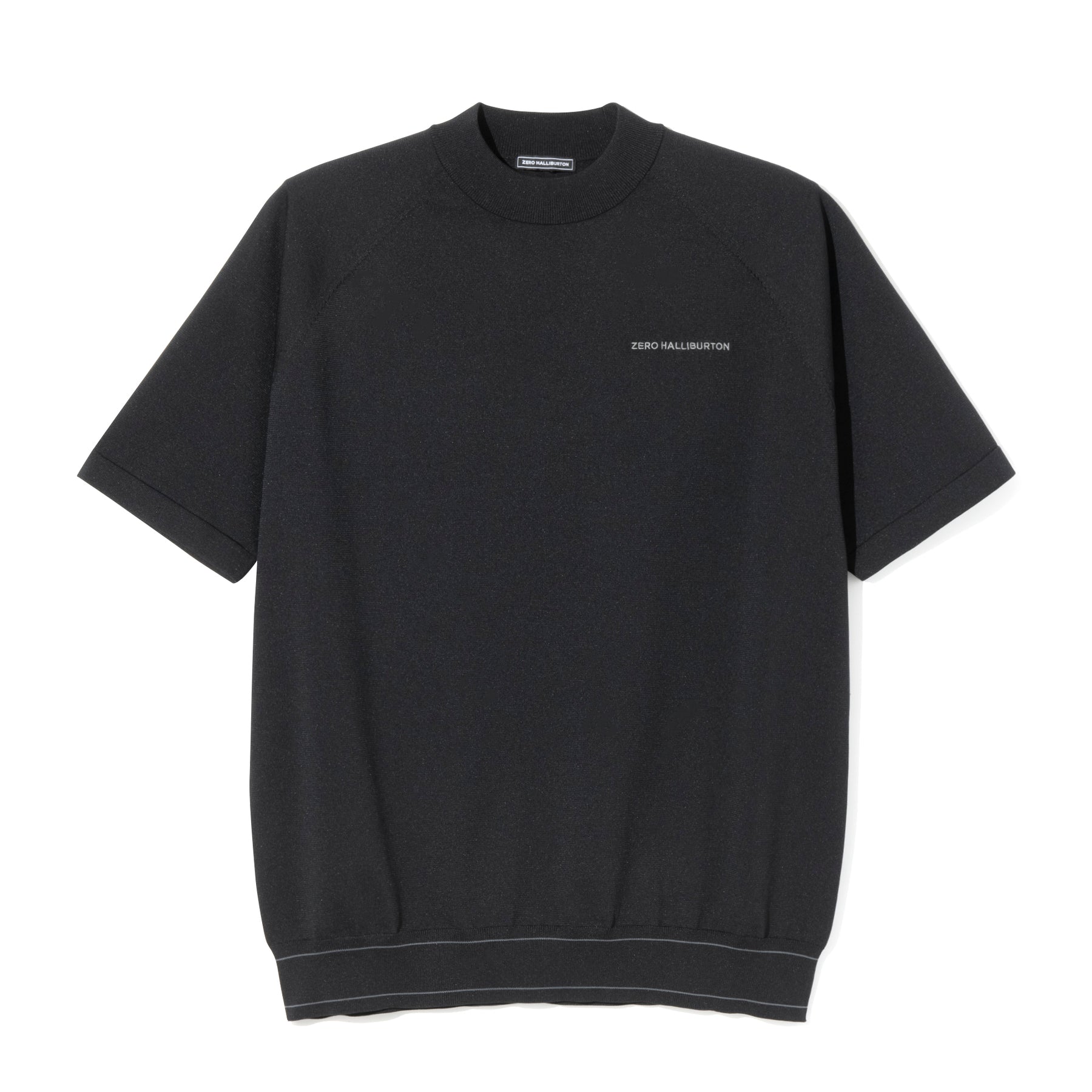 ZHG-M6S9b | Metal Logo Knit Mockneck 85196