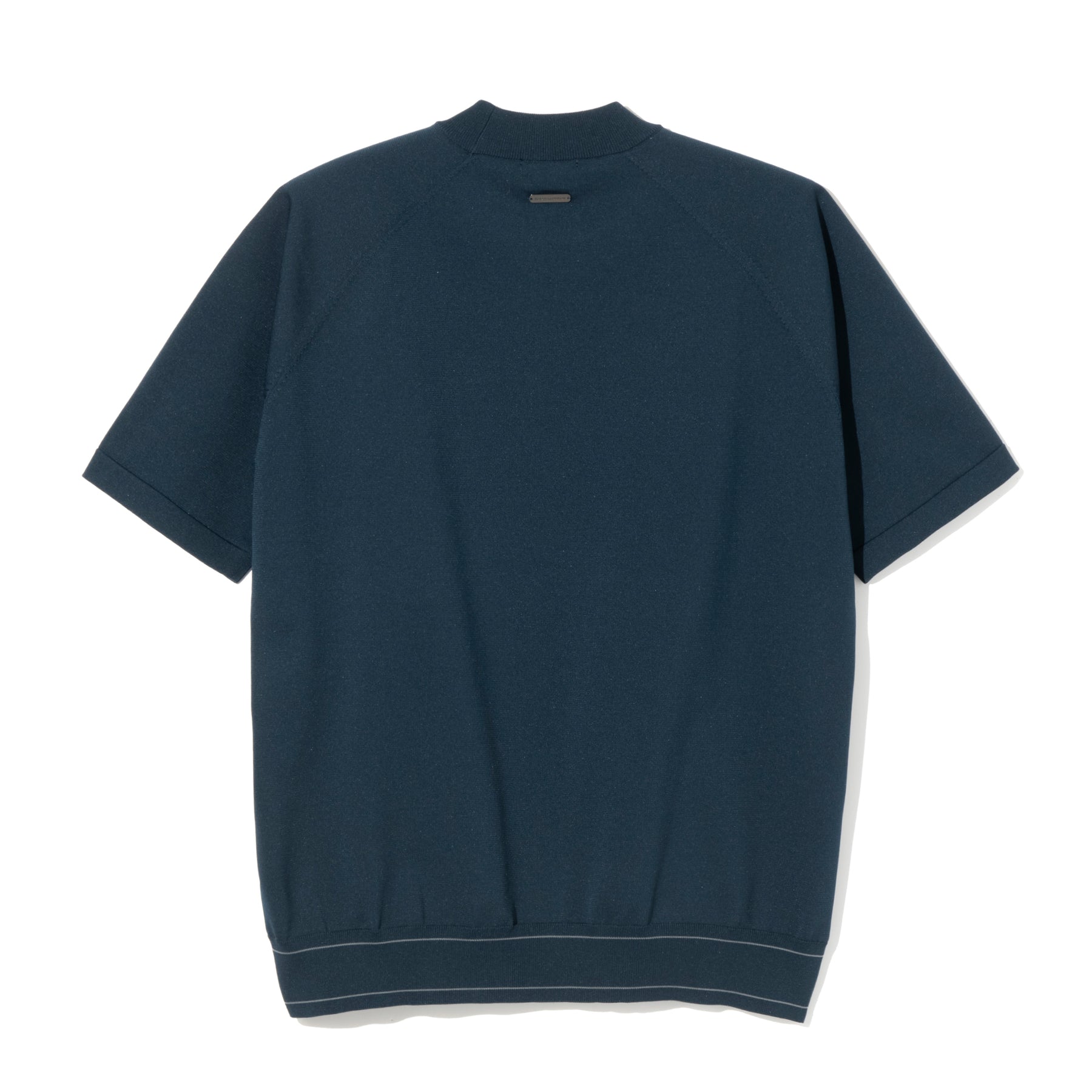 ZHG-M6S9b | Metal Logo Knit Mockneck 85196