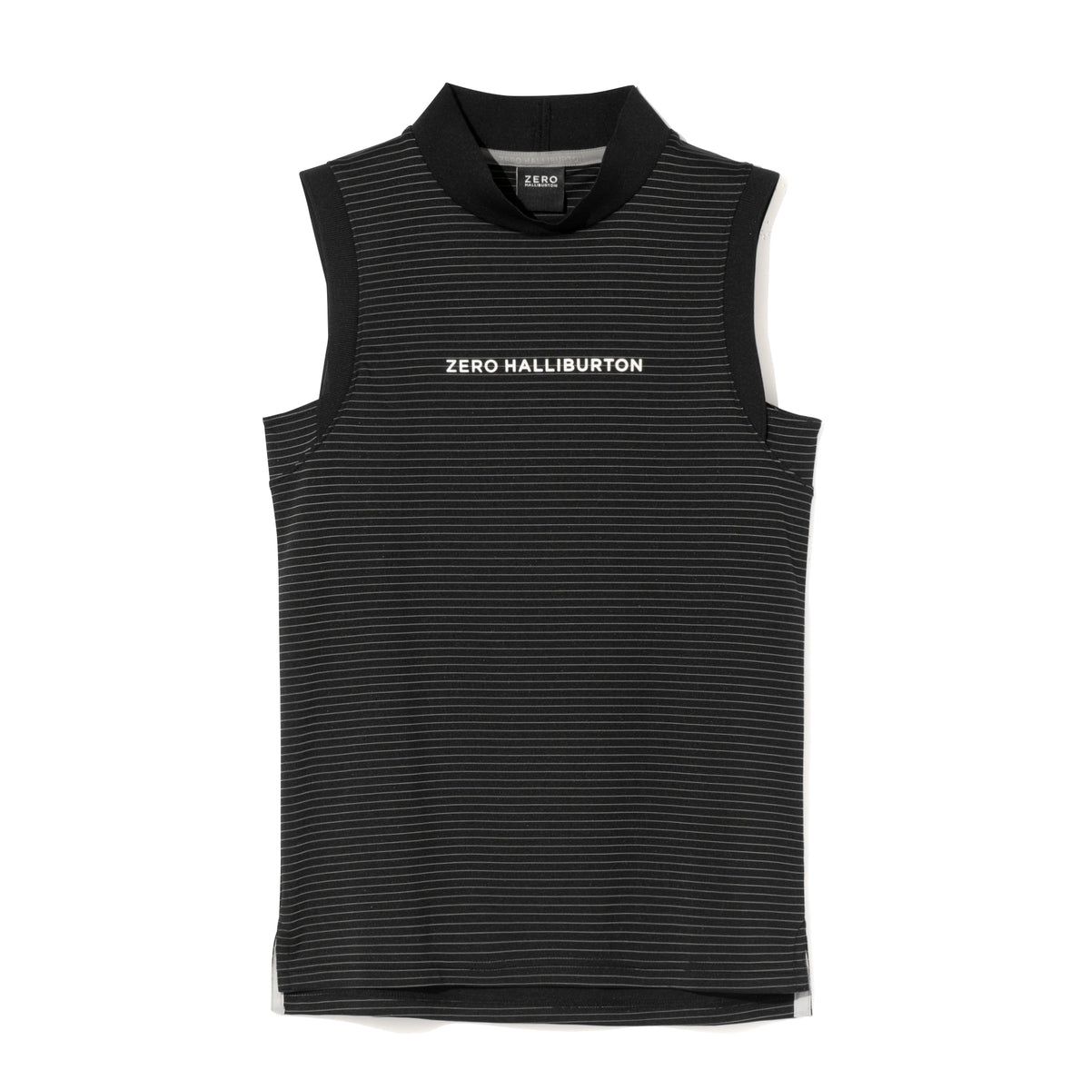 ZHG-W6S5b | Sleeveless Bordered Mockneck  85218
