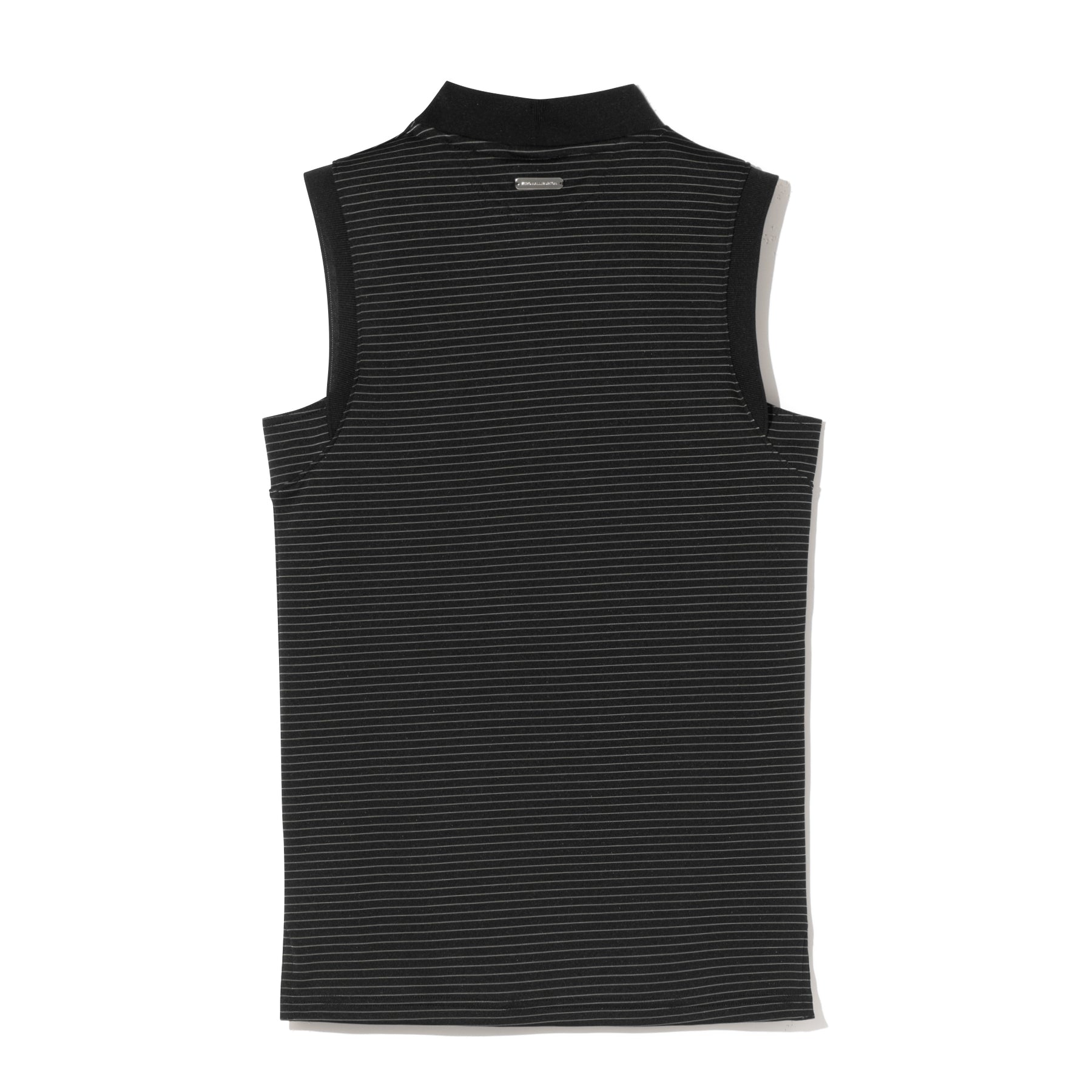ZHG-W6S5b | Sleeveless Bordered Mockneck  85218