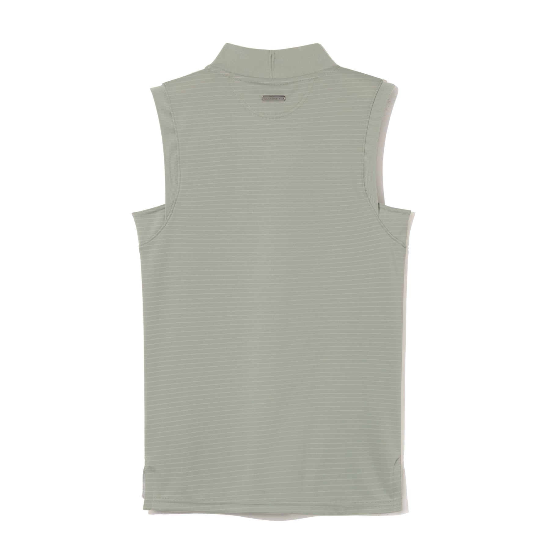 ZHG-W6S5b | Sleeveless Bordered Mockneck  85218