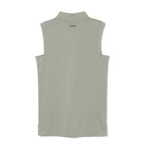 ZHG-W6S5b | Sleeveless Bordered Mockneck  85218