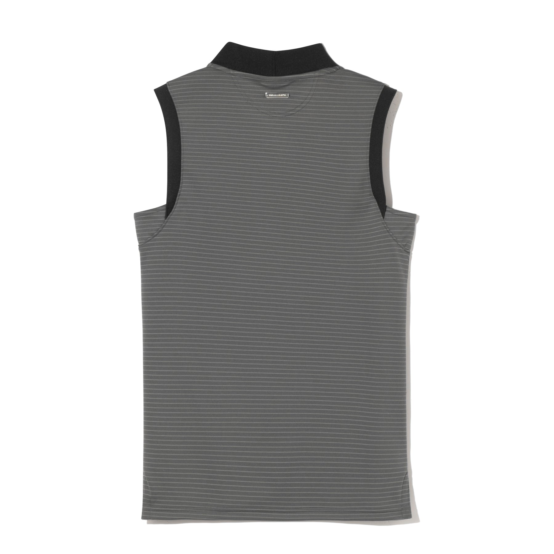 ZHG-W6S5b | Sleeveless Bordered Mockneck  85218