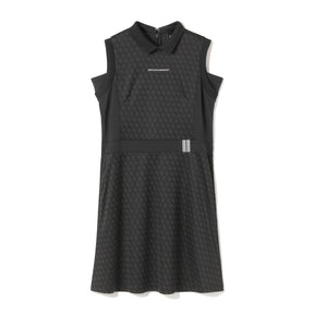 ZHG-W6S7b | ZH Monogram Sleeveless One-Piece Dress 85221