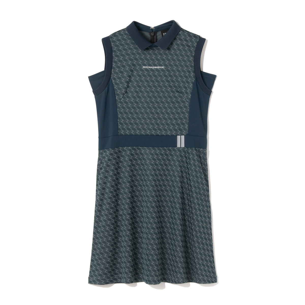 ZHG-W6S7b | ZH Monogram Sleeveless One-Piece Dress 85221