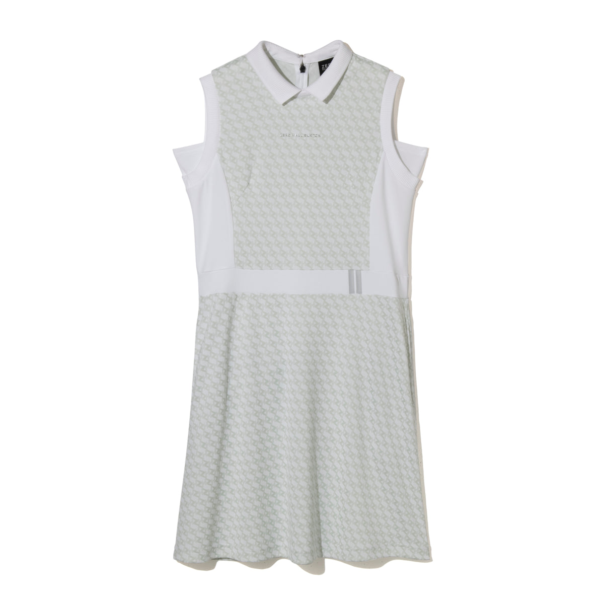 ZHG-W6S7b | ZH Monogram Sleeveless One-Piece Dress 85221
