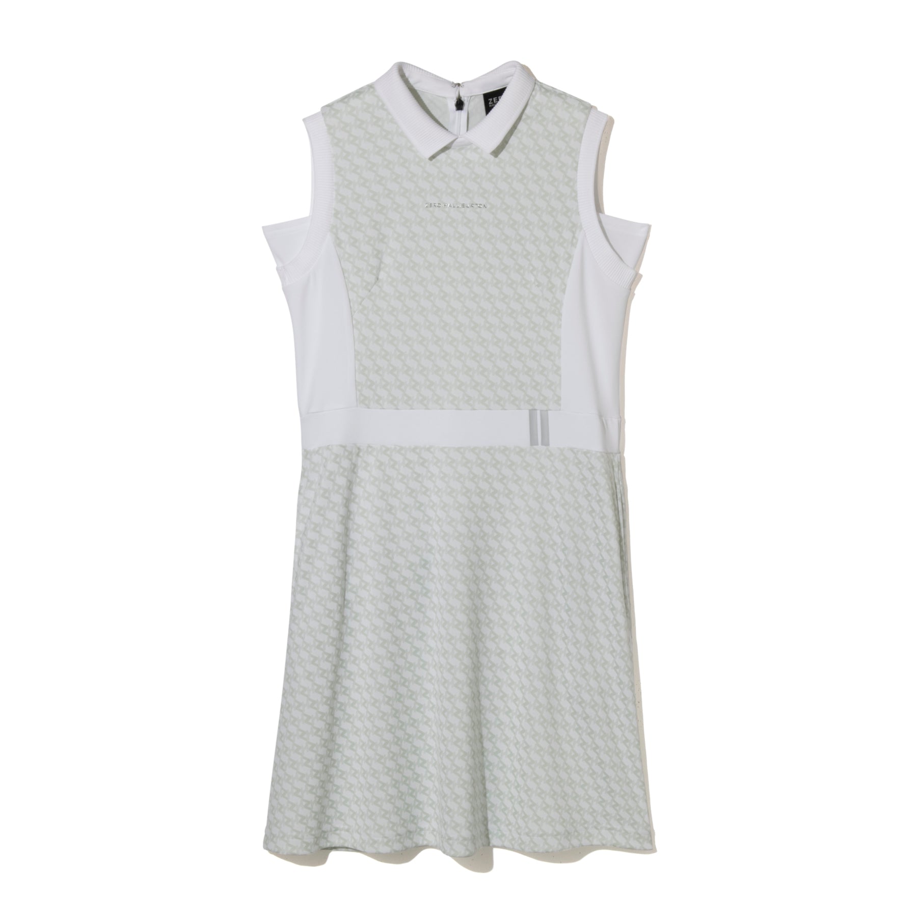 ZHG-W6S7b | ZH Monogram Sleeveless One-Piece Dress 85221