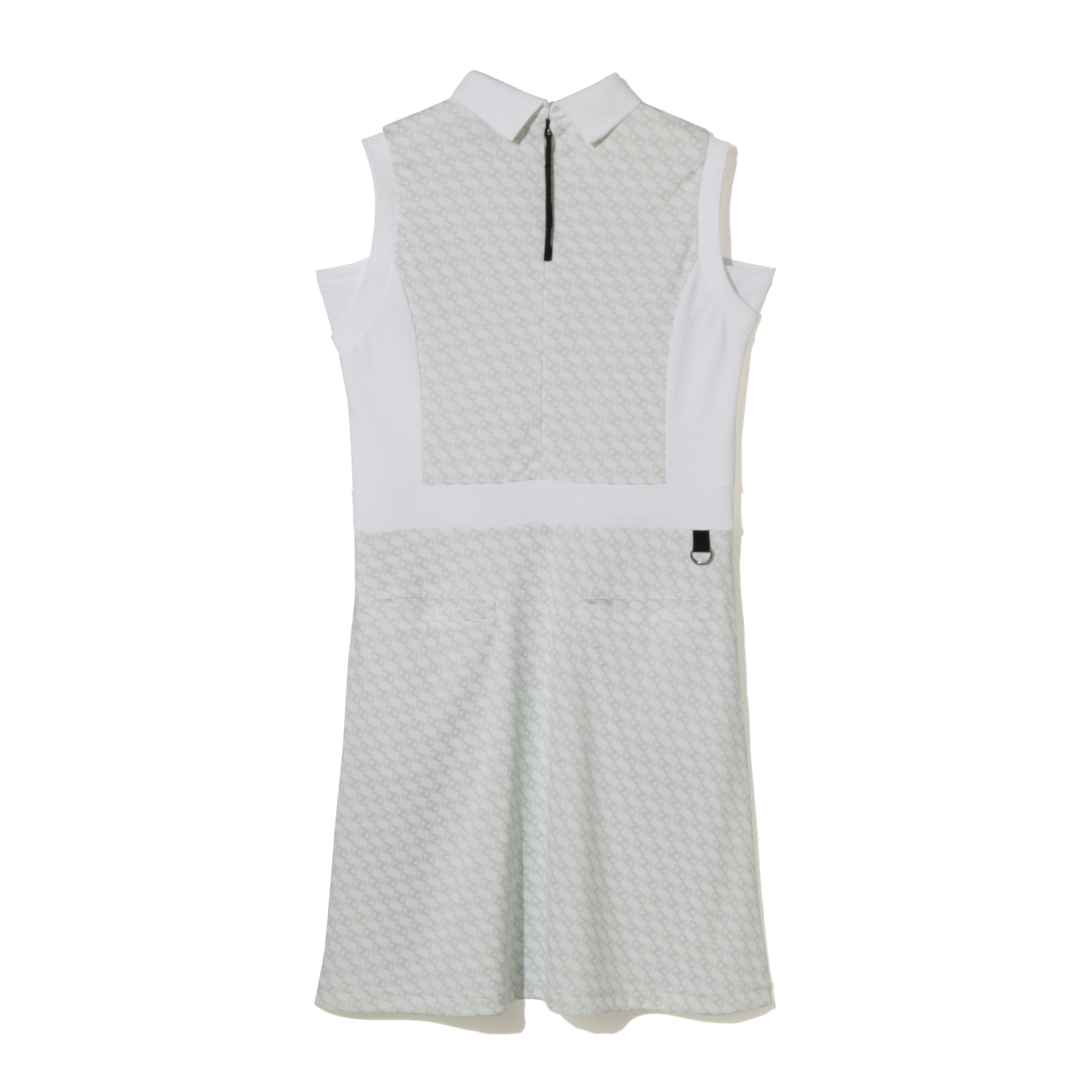 ZHG-W6S7b | ZH Monogram Sleeveless One-Piece Dress 85221