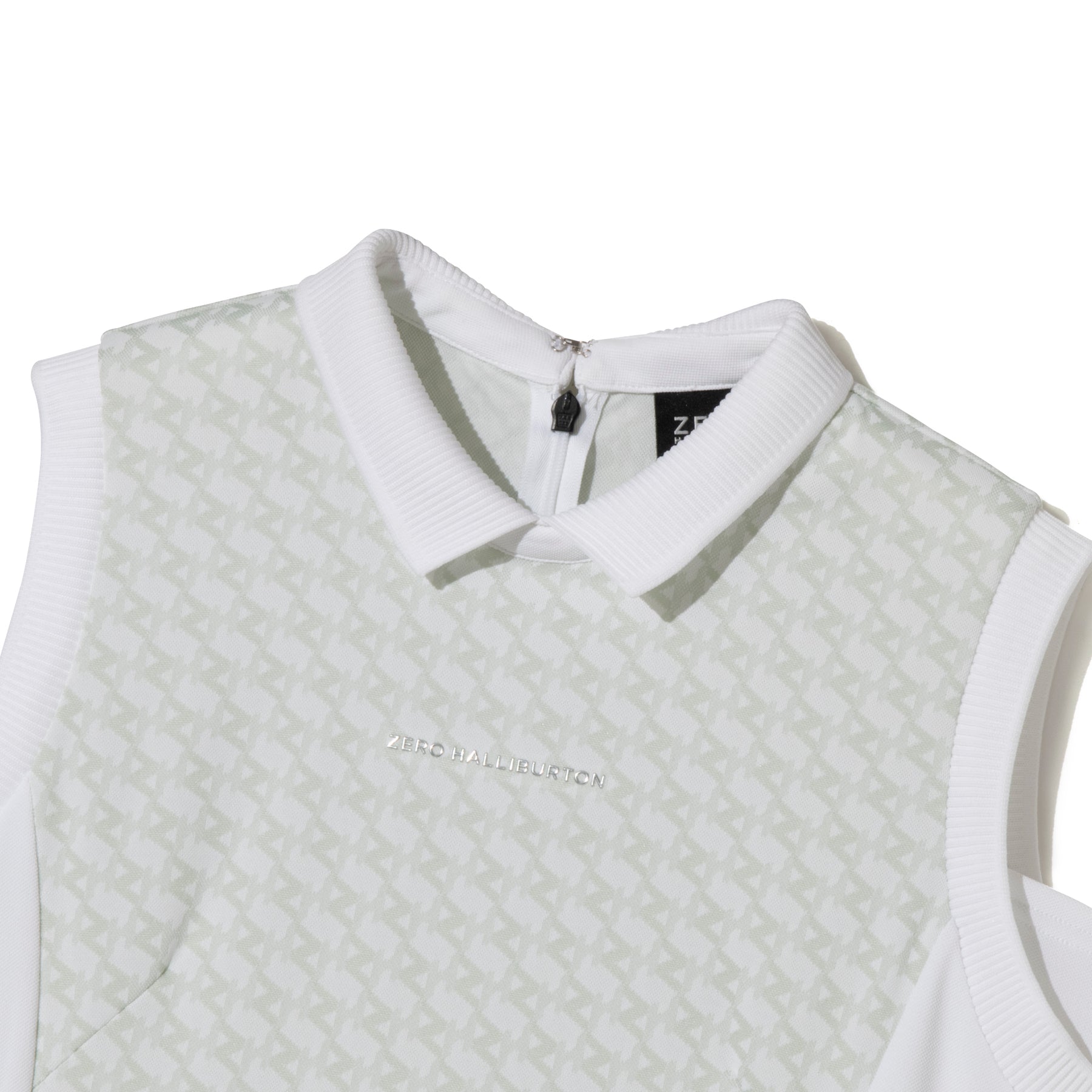 ZHG-W6S7b | ZH Monogram Sleeveless One-Piece Dress 85221