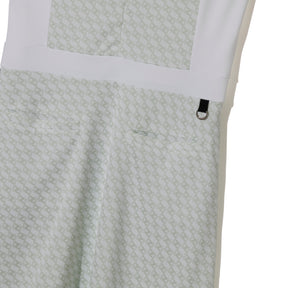 ZHG-W6S7b | ZH Monogram Sleeveless One-Piece Dress 85221