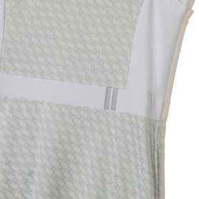 ZHG-W6S7b | ZH Monogram Sleeveless One-Piece Dress 85221