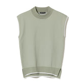 ZHG-W6S8b | Sleeveless Knit Mockneck 85222