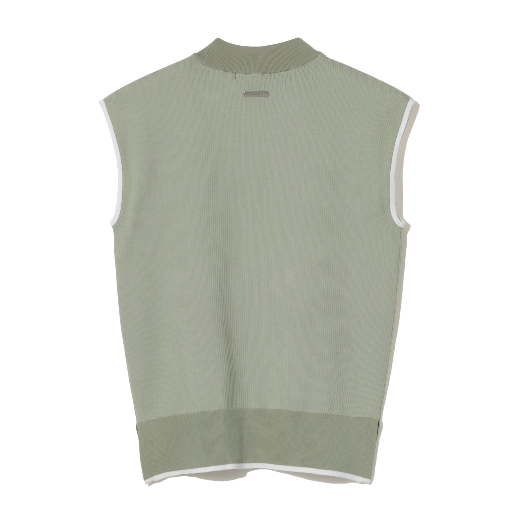 ZHG-W6S8b | Sleeveless Knit Mockneck 85222