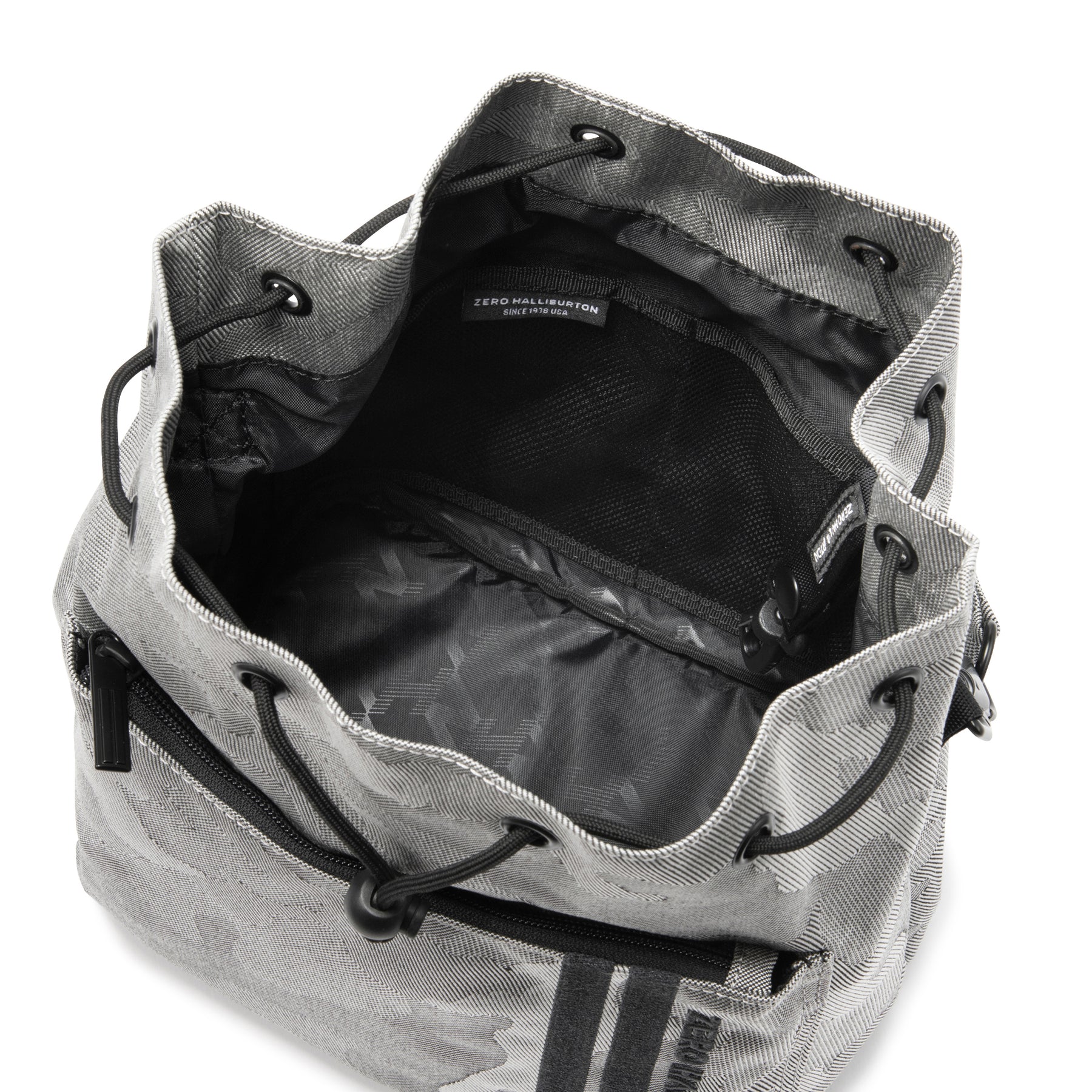 JC Series | Drawstring Shoulder Bag ZHG-B26 Jacquard Camo | 85257