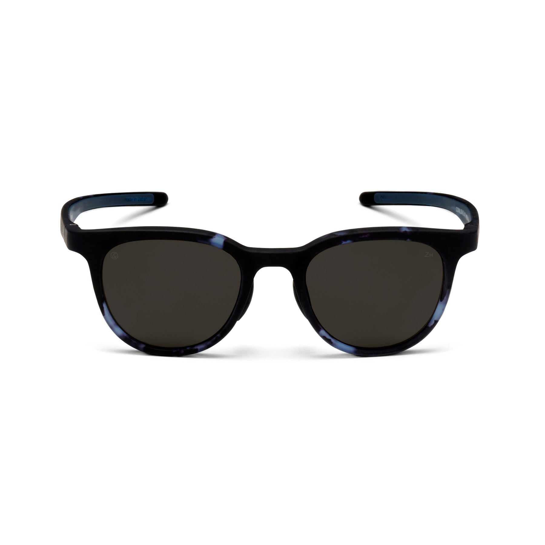 ZHG-SUNGLASSES | Eyevol / CONLON III (51) Matte Blue Demi Frame-Polarized Lens 85311