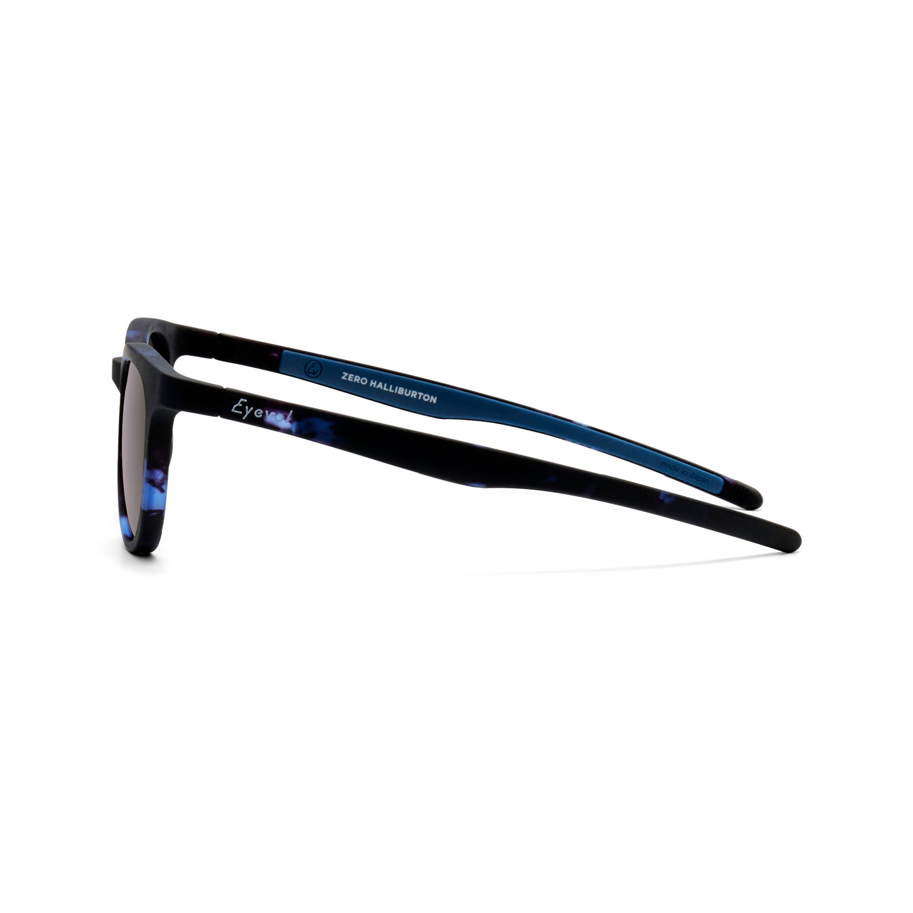 ZHG-SUNGLASSES | Eyevol / CONLON III (51) Matte Blue Demi Frame-Polarized Lens 85311