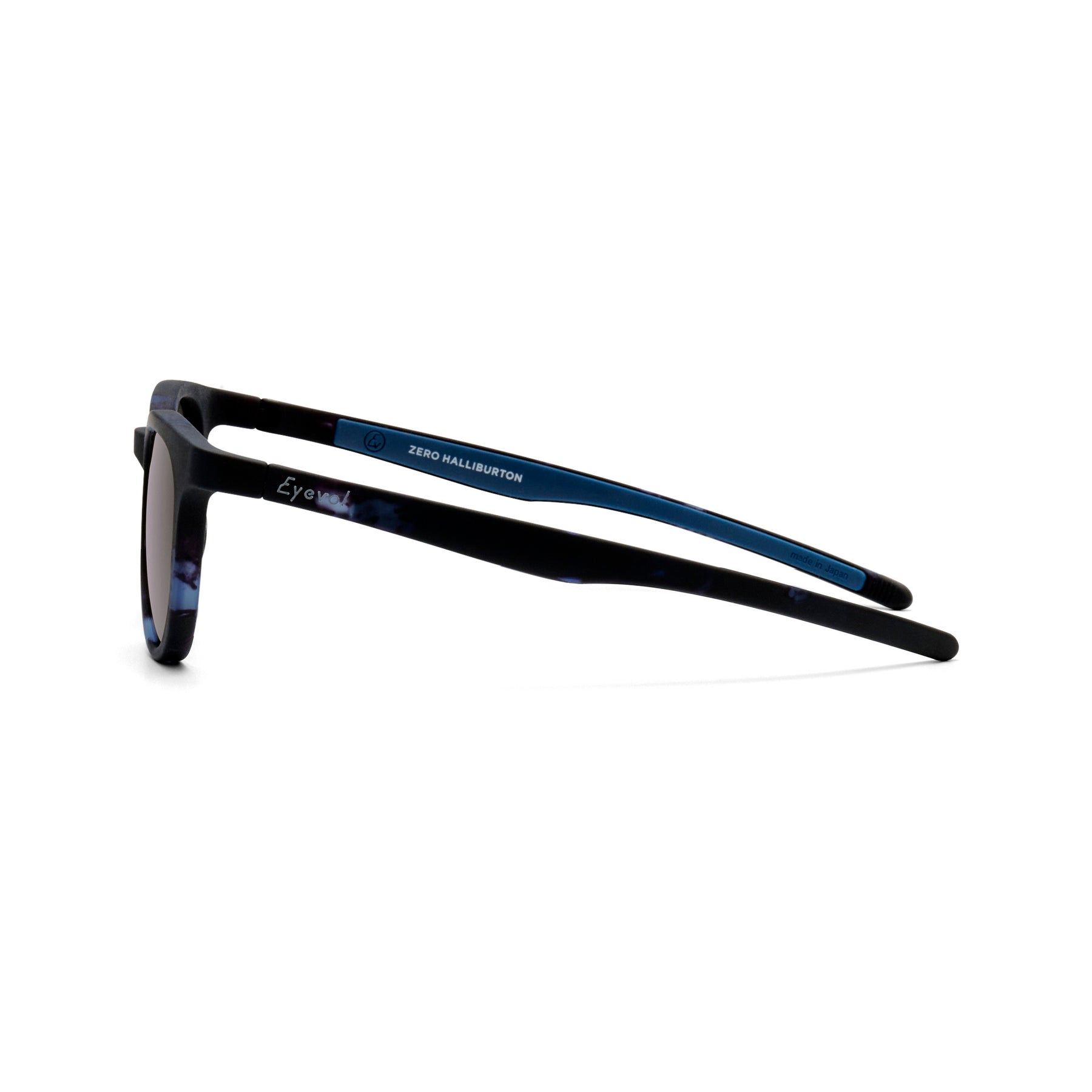 ZHG-SUNGLASSES | Eyevol / CONLON III (51) Matte Blue Demi Frame-Polarized Lens 85311