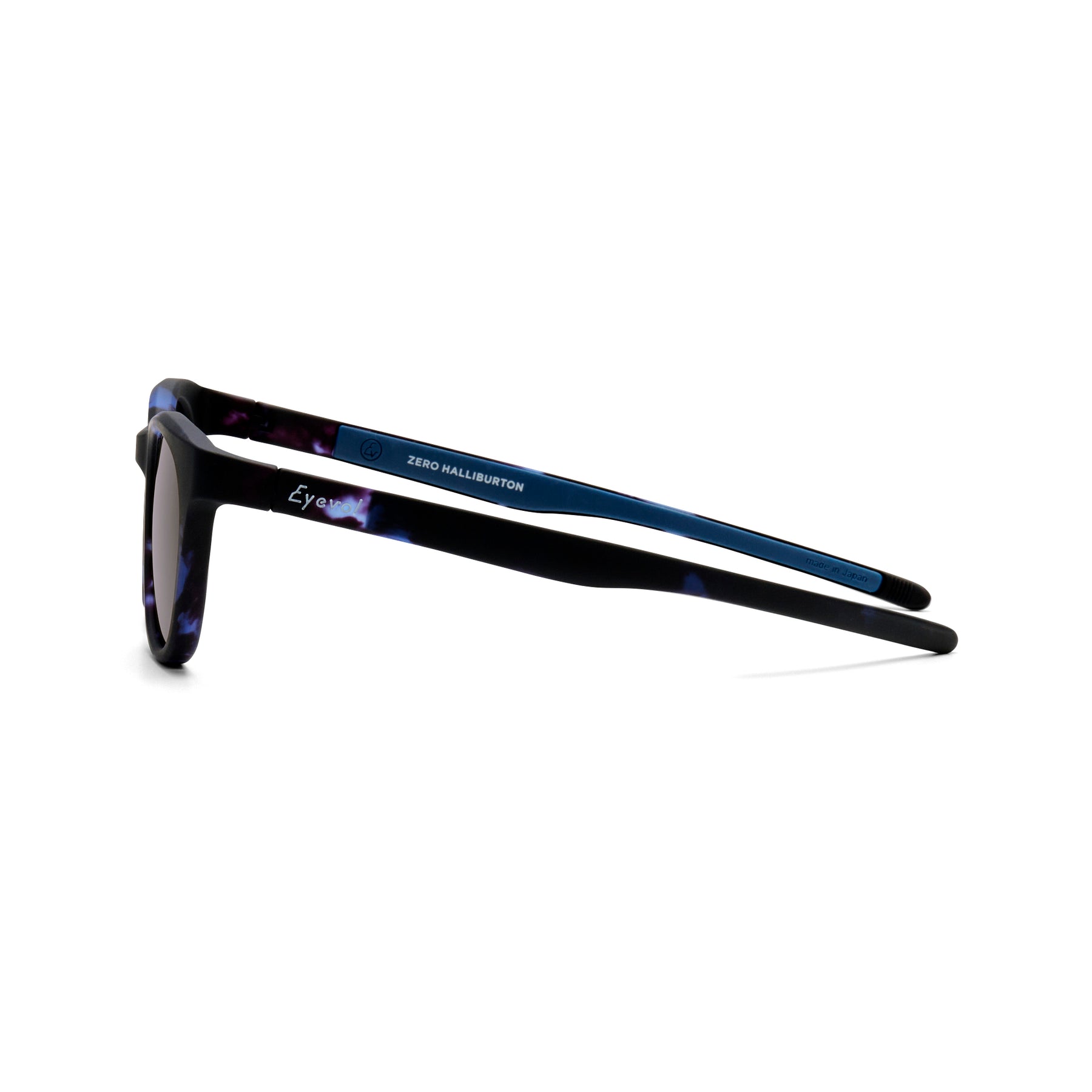 ZHG-SUNGLASSES | Eyevol / SHAW (52) Matte Blue Demi Frame-Polarized Lens 85313