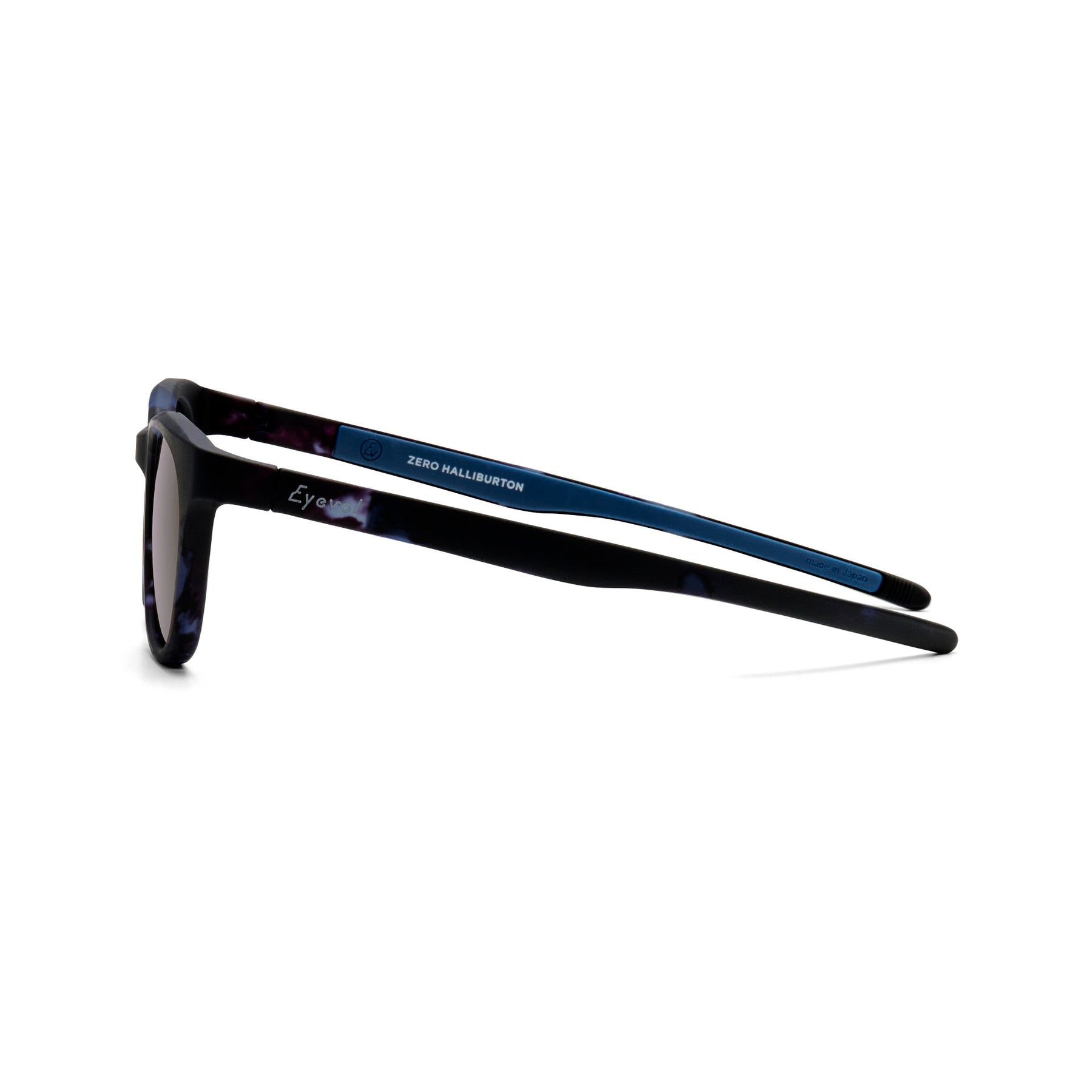 ZHG-SUNGLASSES | Eyevol / SHAW (52) Matte Blue Demi Frame-Polarized Lens 85313
