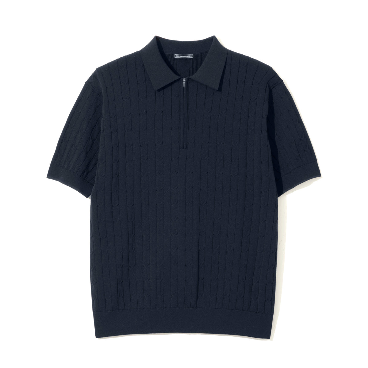 ZHG-M6A4d | SOLOTEX® Cable-Knit Polo Shirts 85362