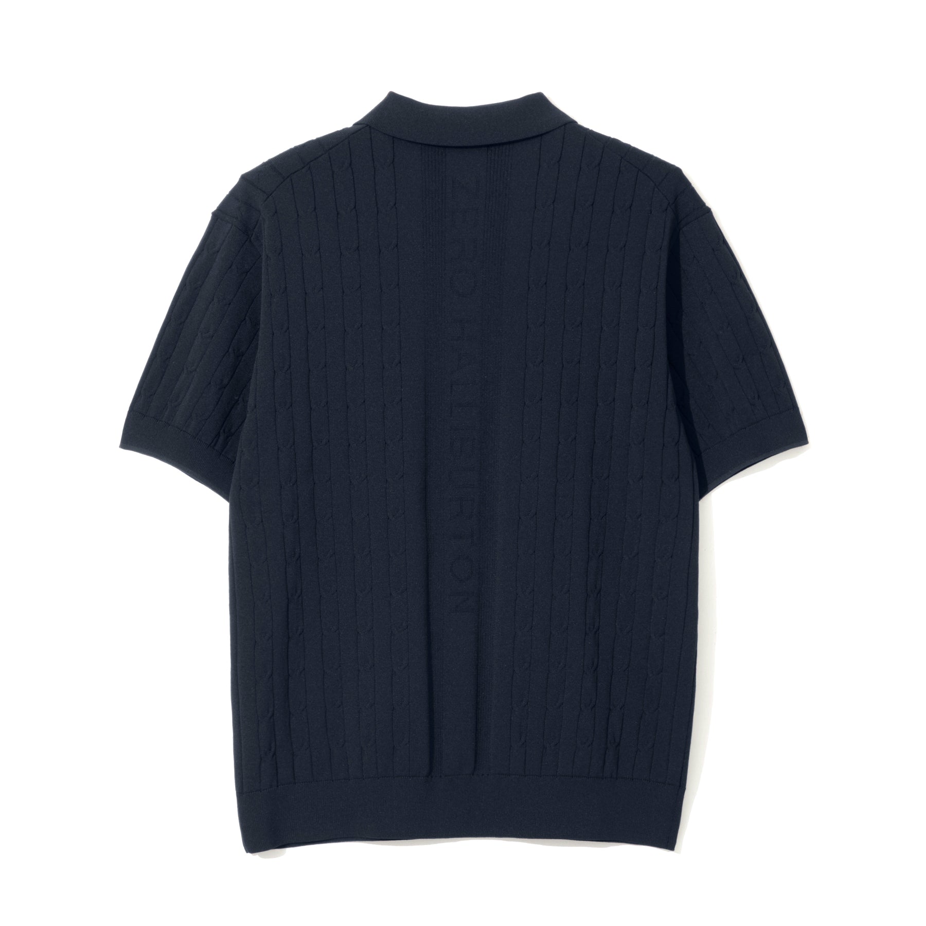 ZHG-M6A4d | SOLOTEX® Cable-Knit Polo Shirts 85362