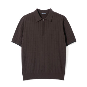 ZHG-M6A4d | SOLOTEX® Cable-Knit Polo Shirts 85362