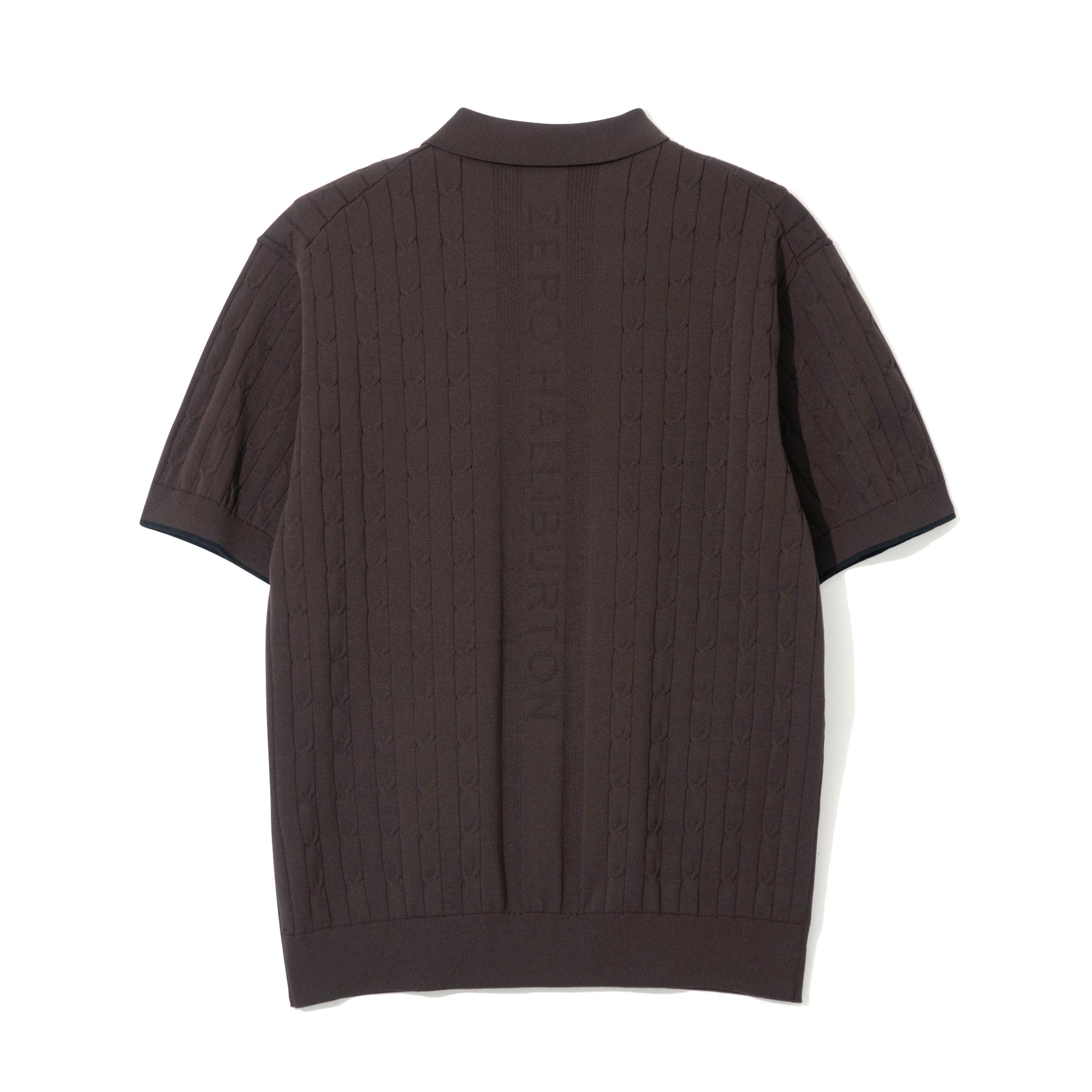 ZHG-M6A4d | SOLOTEX® Cable-Knit Polo Shirts 85362