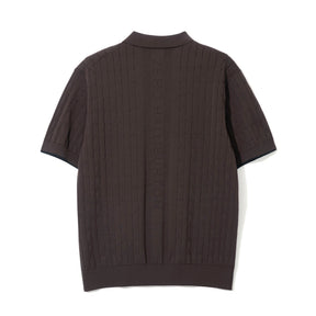 ZHG-M6A4d | SOLOTEX® Cable-Knit Polo Shirts 85362