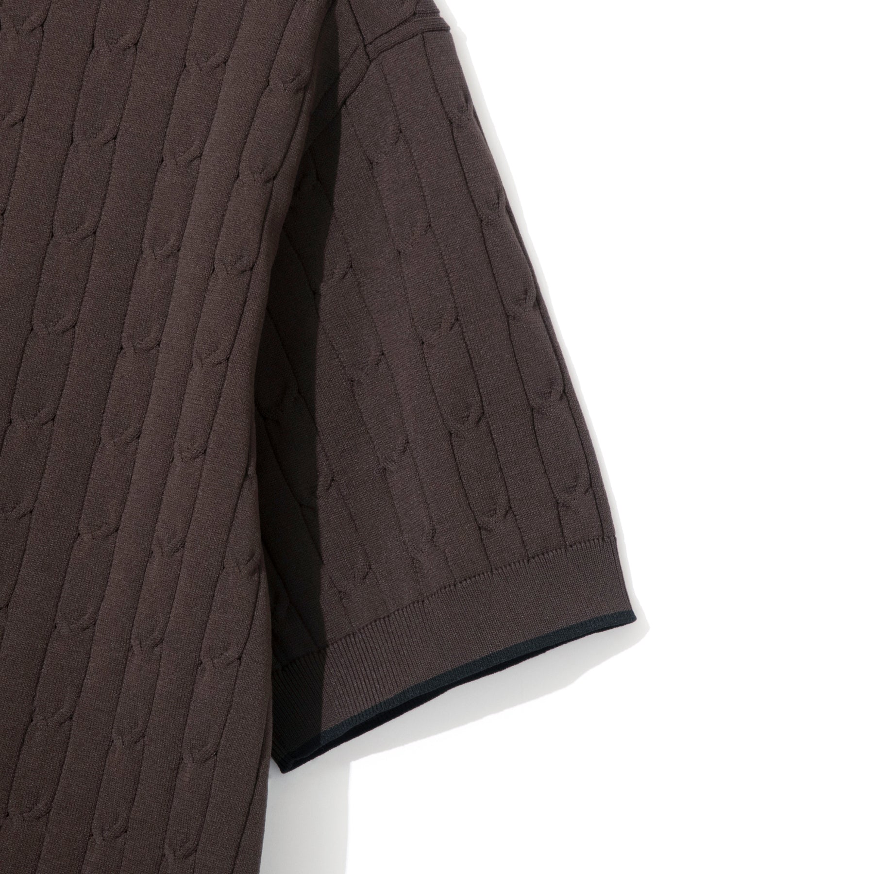 ZHG-M6A4d | SOLOTEX® Cable-Knit Polo Shirts 85362