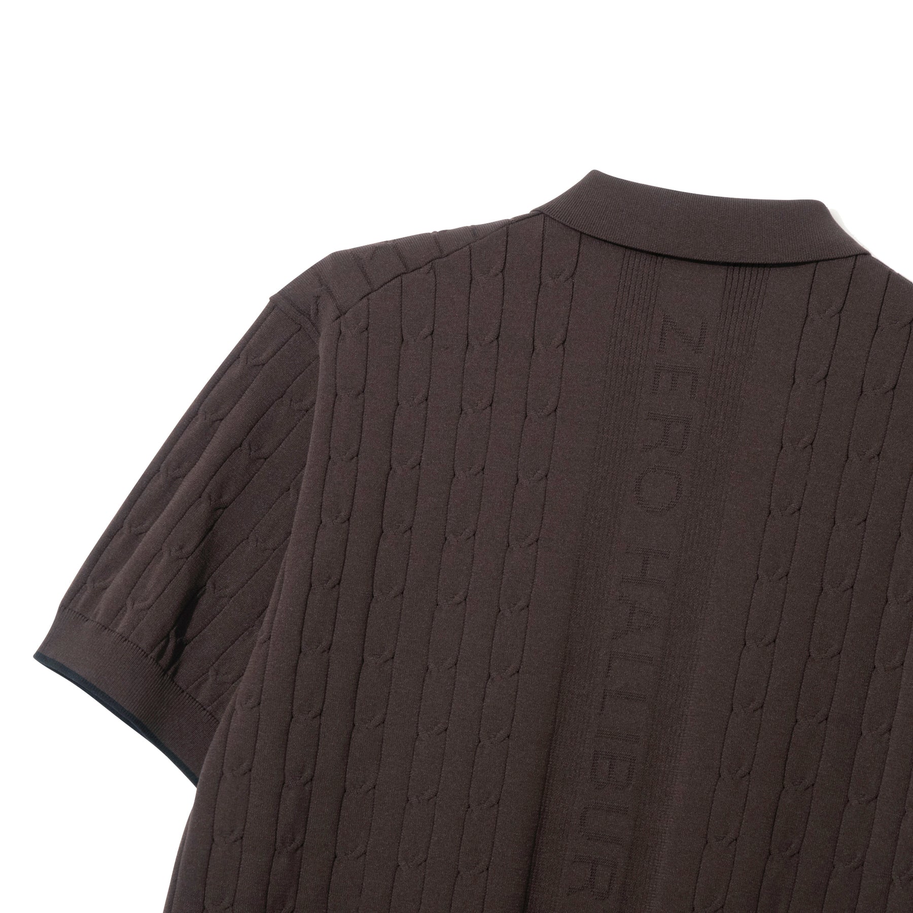ZHG-M6A4d | SOLOTEX® Cable-Knit Polo Shirts 85362