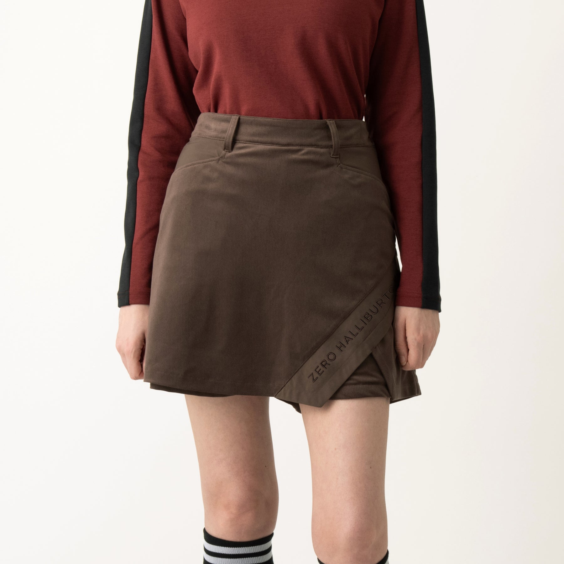 ZHG-W6A1b | Corduroy Hybrid Culotte Pants 85372